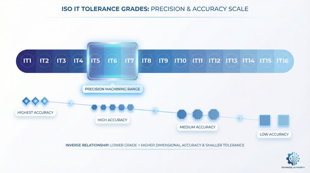 JIS B 0401-1:2016　IT5〜IT7相当の精度　イメージ図