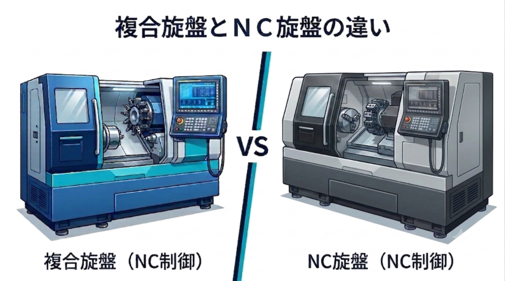 複合旋盤とNC旋盤の違い｜選び方と加工適性ガイドのご紹介