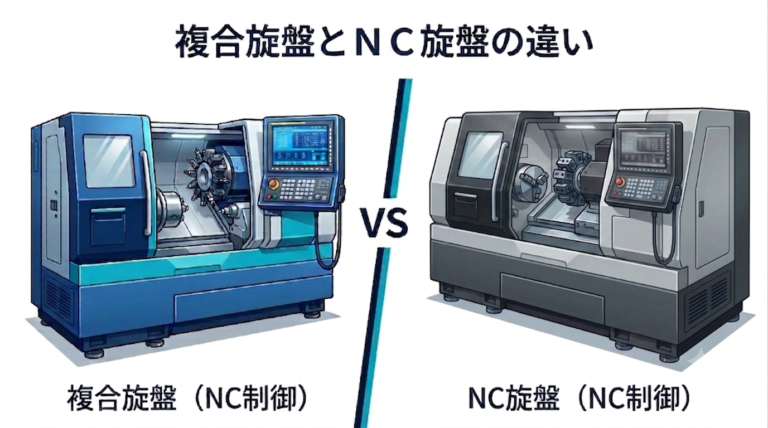 複合旋盤とNC旋盤の違い｜選び方と加工適性ガイドのご紹介